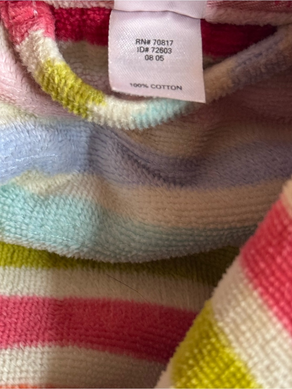 Vintage 2005 Victoria’s Secret Striped Terry Cloth Robe XS/S Y2K - Picture 6 of 9